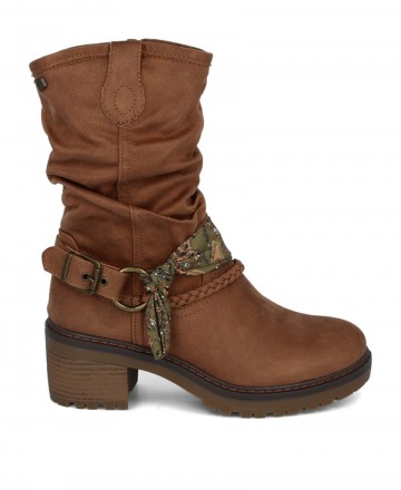 Botas de mujer con cremallera lateral Mustang Doris