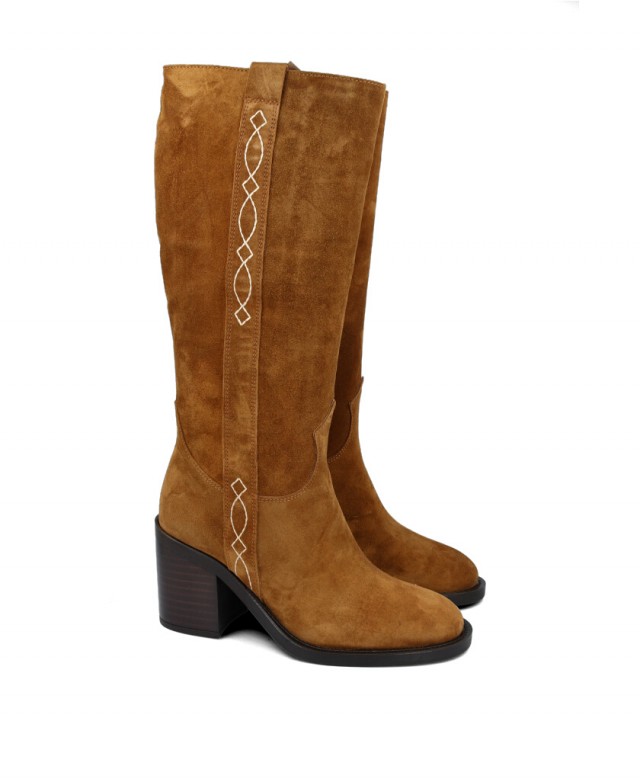 Alpe Selena mid-heeled cowboy boots