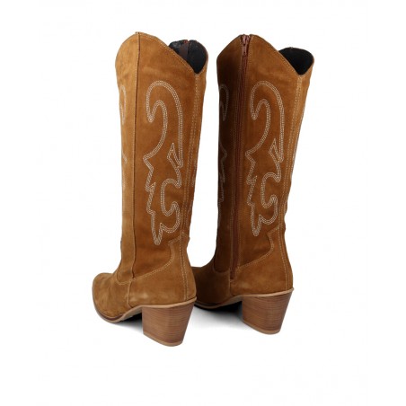 Heeled embroidered boots Catchalot 2999-03