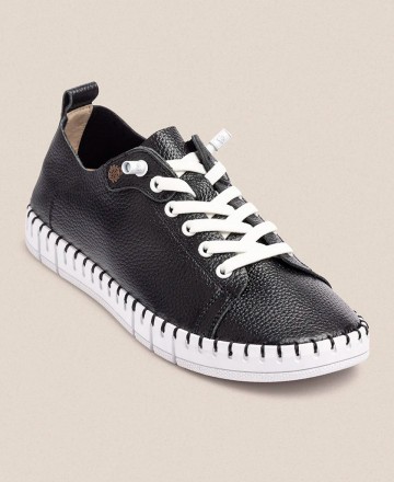 Yokono FLOW-004 Lace-Up Flat Sneakers