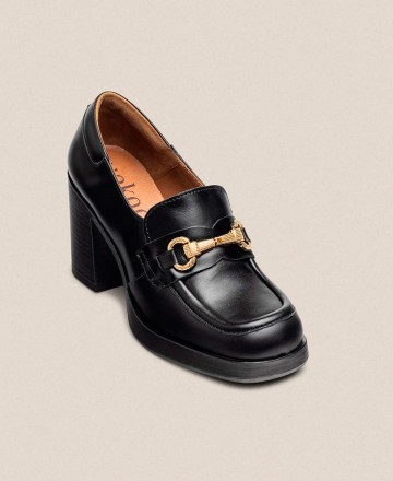 YOKONO KOLIN-011 Buckled Loafer Shoes