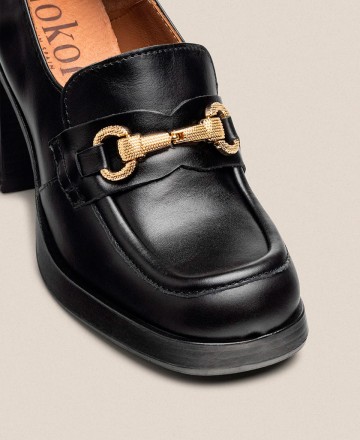 YOKONO KOLIN-011 Buckled Loafer Shoes