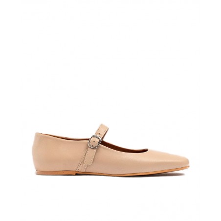 Yokono LENNA-001 Buckle Flat Shoes