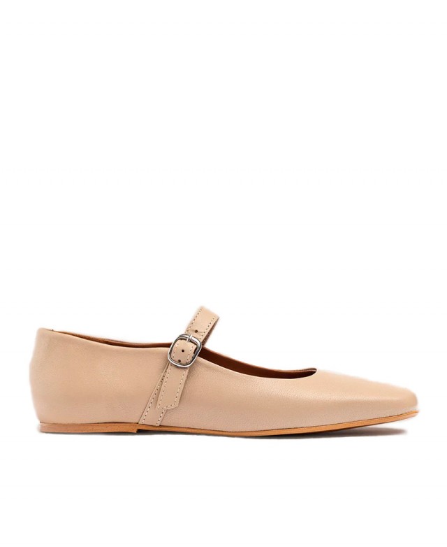 Yokono LENNA-001 Buckle Flat Shoes