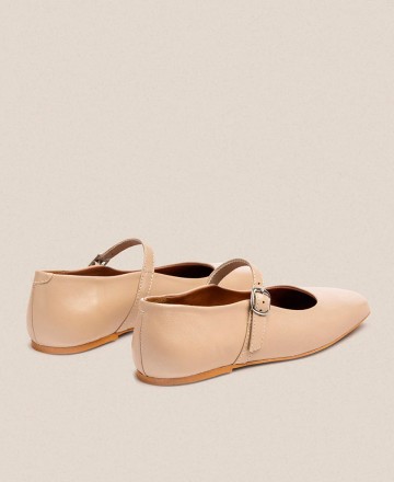 Yokono LENNA-001 Buckle Flat Shoes