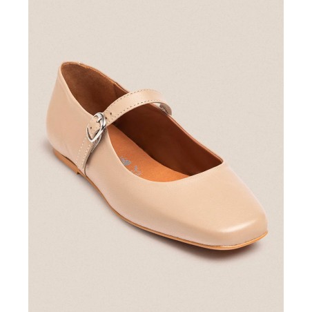 Yokono LENNA-001 Buckle Flat Shoes