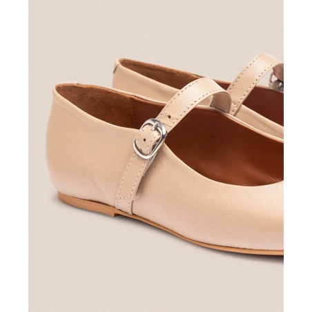 Yokono LENNA-001 Buckle Flat Shoes