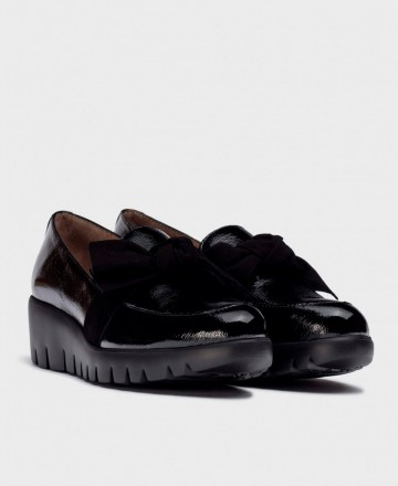 Wonders Romeo knot detail loafers