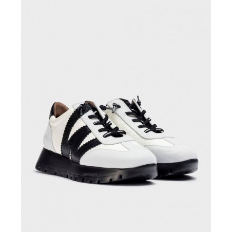 Wonders Racer Lace-Up Casual Sneakers