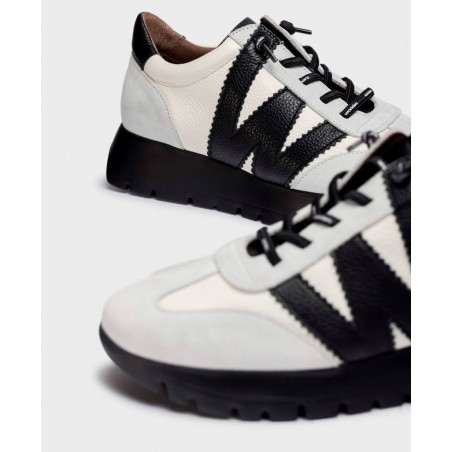 Wonders Racer Lace-Up Casual Sneakers