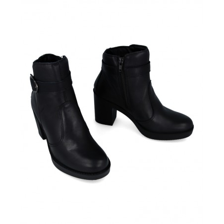 Medium heel ankle boots with side buckle Imac 655150