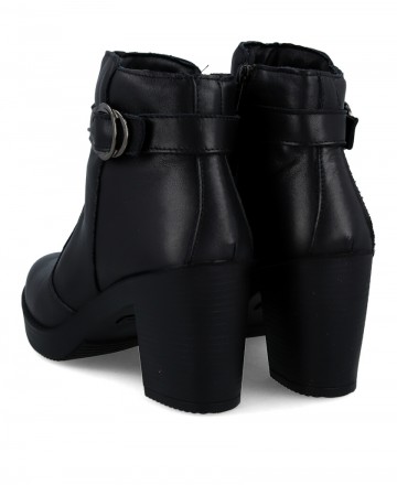 Medium heel ankle boots with side buckle Imac 655150