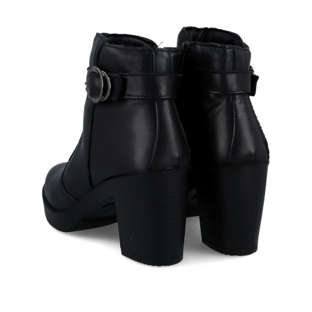 Medium heel ankle boots with side buckle Imac 655150