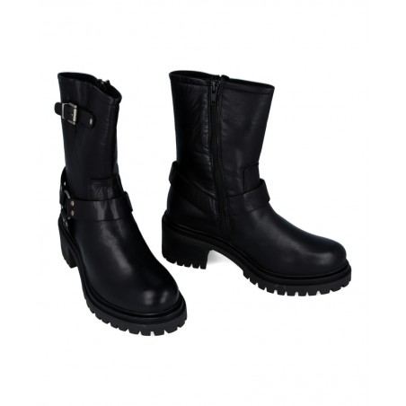 Botas moteras de piel Catchalot B-3303