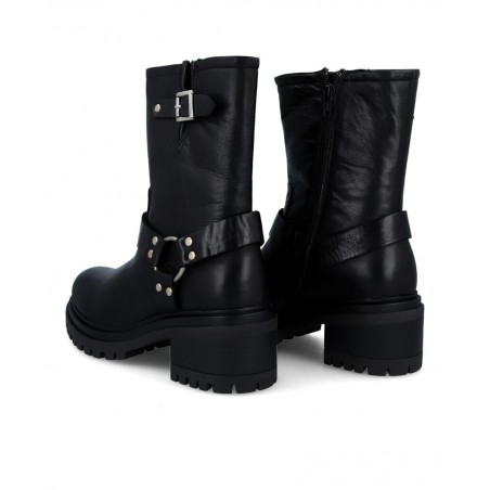 Botas moteras de piel Catchalot B-3303