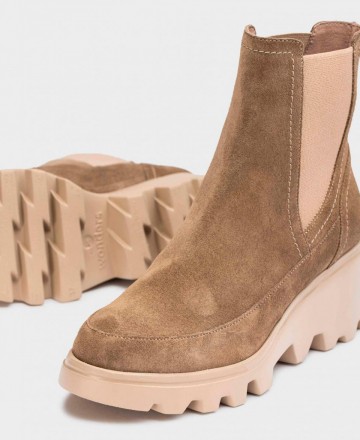 Wonders Munich stretch platform ankle boots