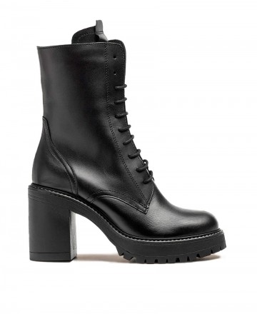 Military boots with heel Yokono Tuna-006