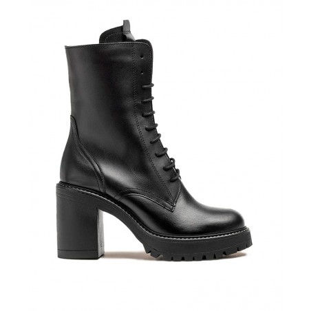 Military boots with heel Yokono Tuna-006