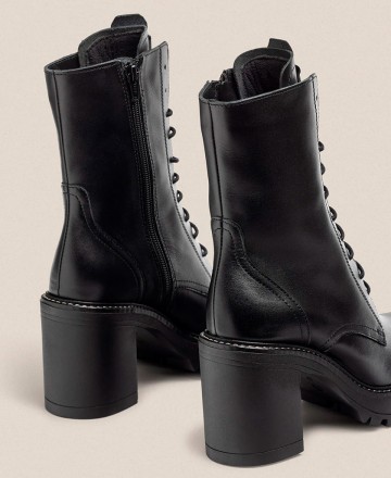 Military boots with heel Yokono Tuna-006