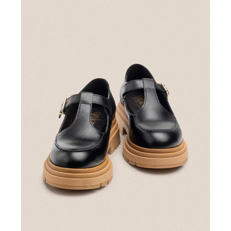 Yokono Cham 003 Buckle Flat Loafers