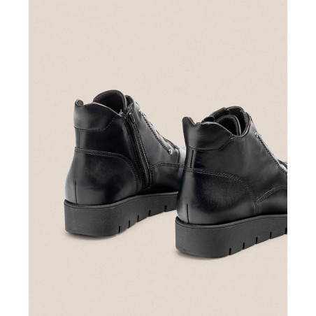 Yokono Manila 003 casual leather flat ankle boot