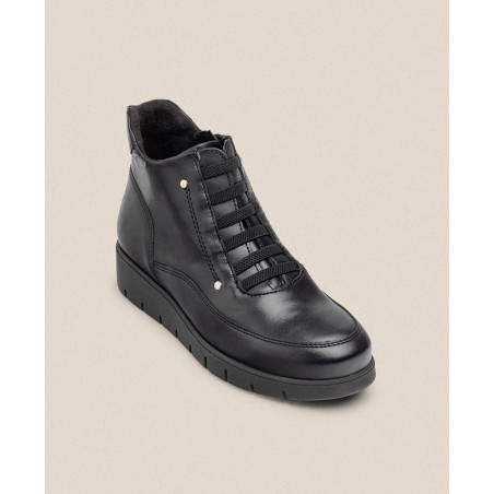 Yokono Manila 003 casual leather flat ankle boot