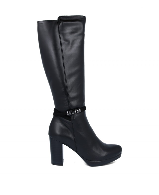 Patricia Miller 6070 Zip High Heel Boots