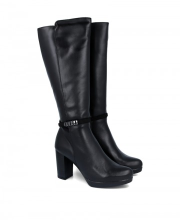 Patricia Miller 6070 Zip High Heel Boots