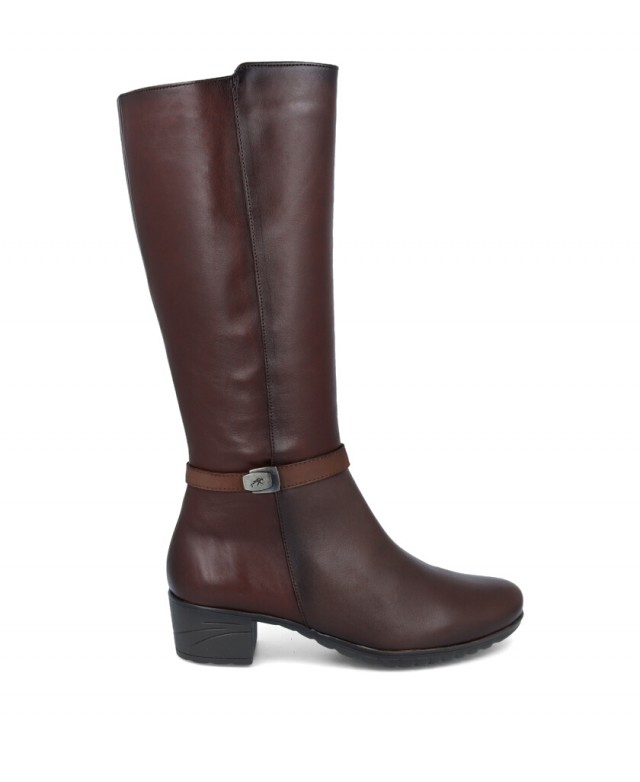 Botas estilo casual con cremallera Fluchos F0938