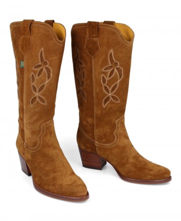 Cowboy style boots with heel Dkt 94