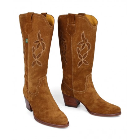 Botas estilo cowboy con tacón Dkt 94