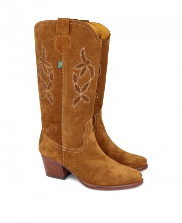 Cowboy style boots with heel Dkt 94