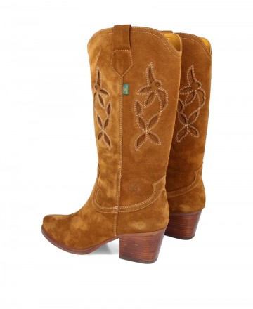 Cowboy style boots with heel Dkt 94