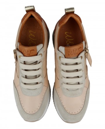 W&F Rivoli 6282 light wedge sneakers