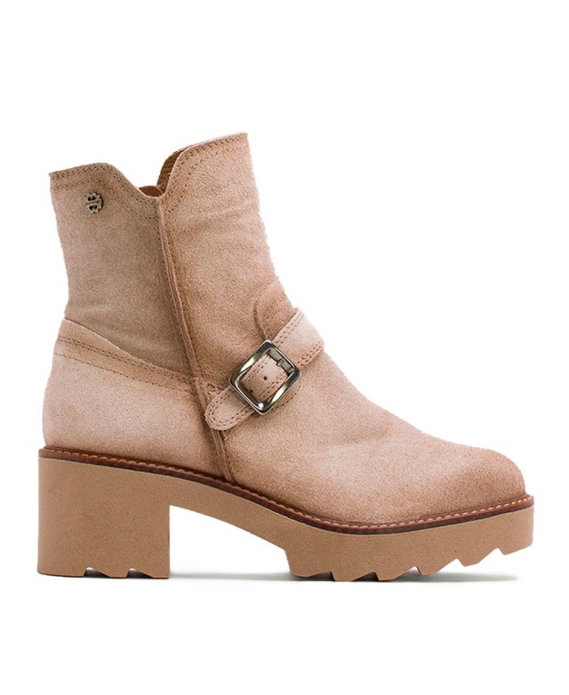 Porronet Mar 4673 Buckle and Strap Detail Booties