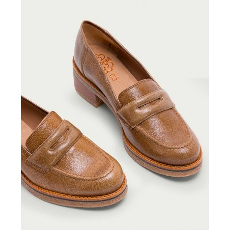 Porronet Galia 4630 leather loafers with low heels