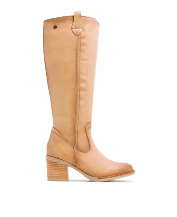 Botas altas de piel con tacón Porronet Jemma 4646