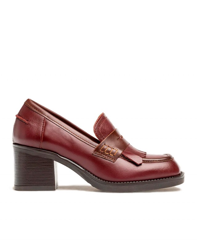 Yokono Landas 006 Fringe Heeled Loafers