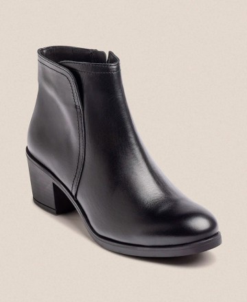 Yokono Lille 016 versatile heeled ankle boots with zipper