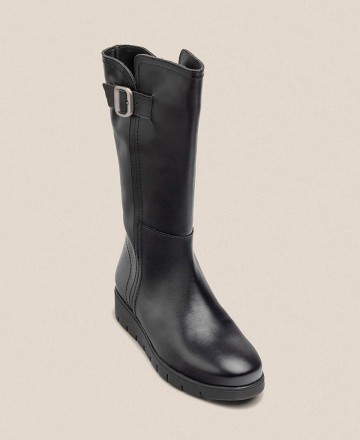 Yokono Manila Buckle Daily Flat Boot 006