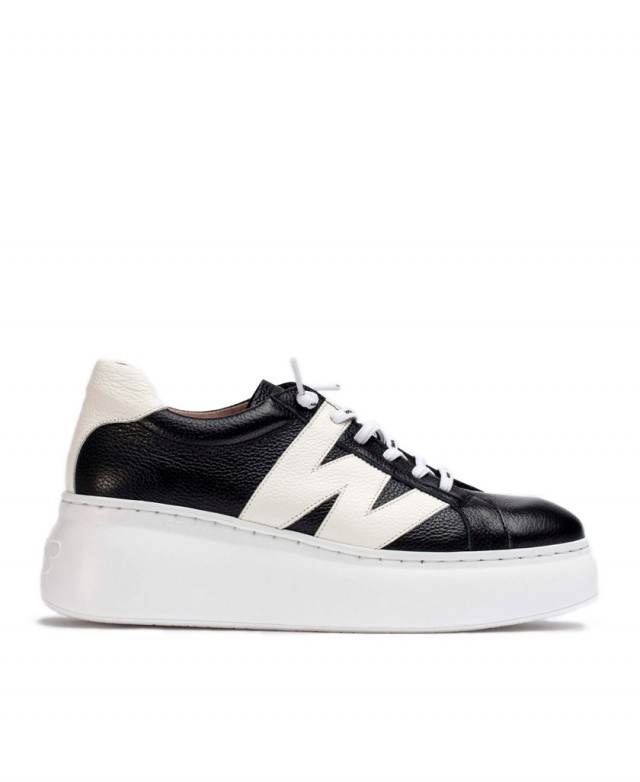 Wonders Dorita A-2660 Textured Leather Sneakers