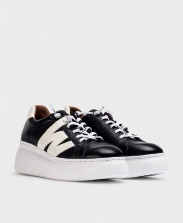 Wonders Dorita A-2660 Textured Leather Sneakers