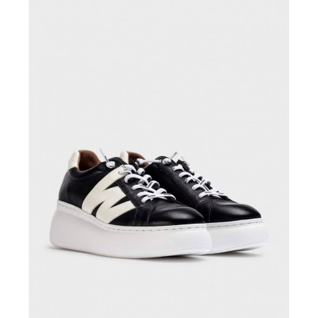 Wonders Dorita A-2660 Textured Leather Sneakers