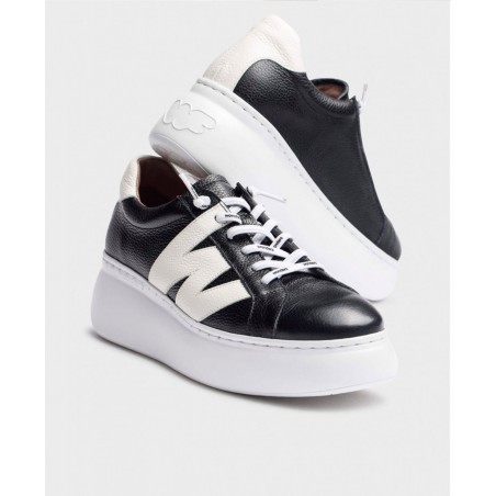 Wonders Dorita A-2660 Textured Leather Sneakers