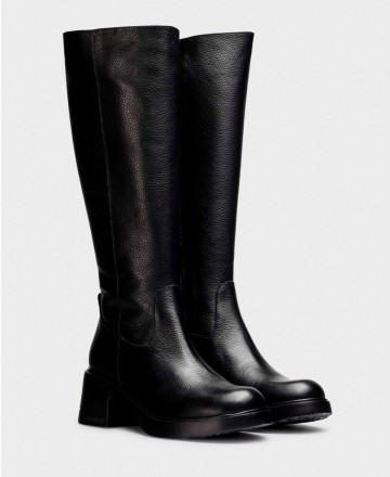 Wonders Noa E-7106 Round Toe Knee High Boots