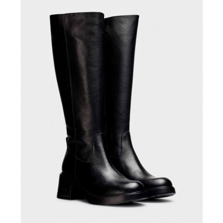 Wonders Noa E-7106 Round Toe Knee High Boots