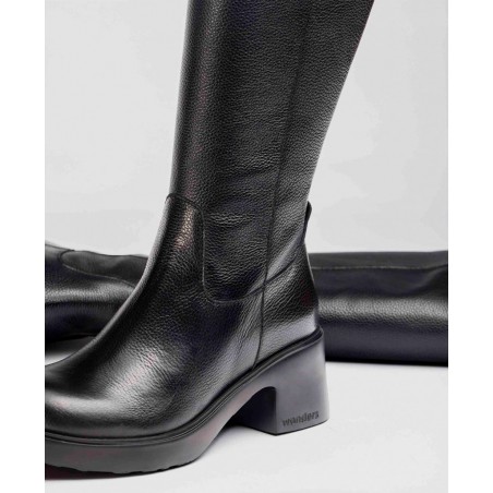 Wonders Noa E-7106 Round Toe Knee High Boots