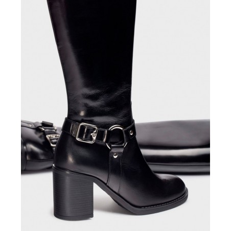 Wonders Vega I-9203 Decorative Buckle Boots