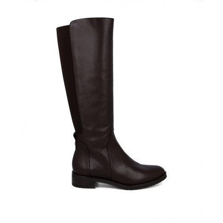 Botas planas de piel lisa Wonders Corina C5480