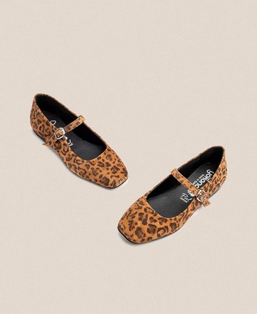 Yokono Lenna-001 Printed Flat Ballerina